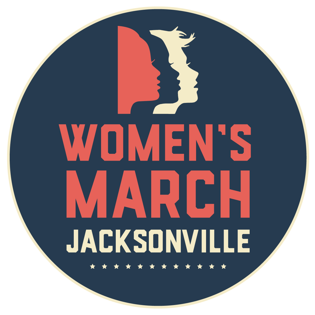Women's March Jacksonville logo