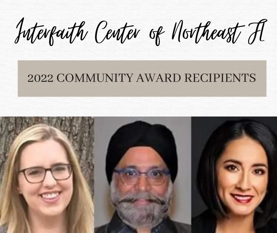 Interfaith Center of Northeast Florida 2022 Community Award Recipients